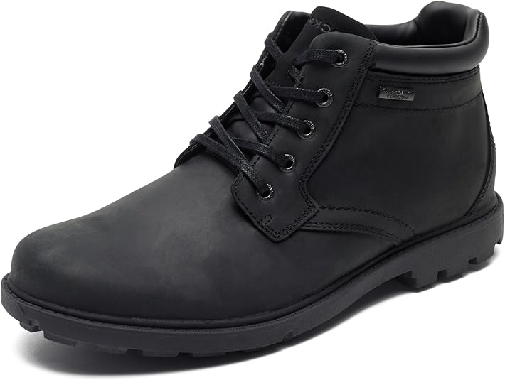 מגפי גברים עמידים למים Rockport Storm Surge Plain Toe