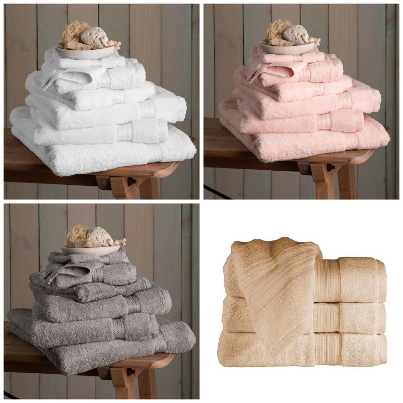 מארז מגבות כותנה איכותיות 550GSM מבית Swiss Bath גודל  90*140 או  70*130