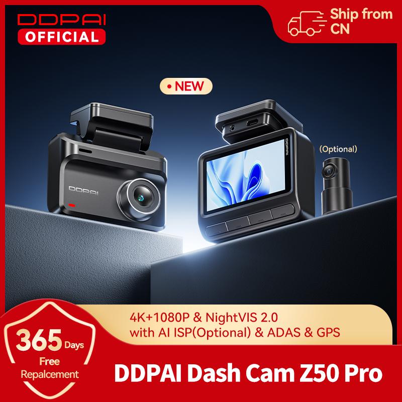 מצלמת רכב כפולה 4K DDPAI Dash Cam Z50 Pro Dual– תיעוד איכותי של הדרך! 🚗📷