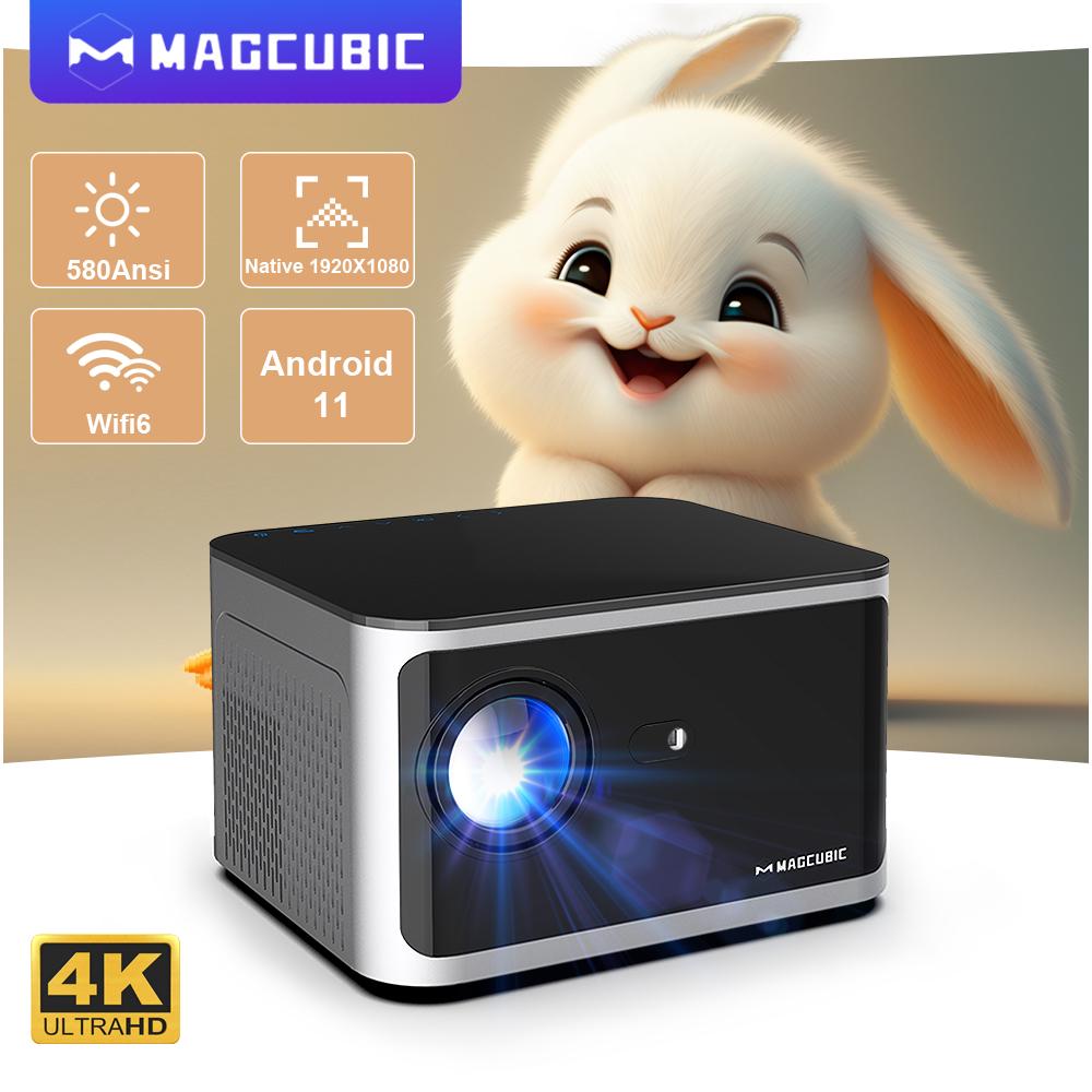 מקרן MAGCUBIC HY350 – הדור החדש – חזק יותר, חכם יותר, ובהיר יותר!