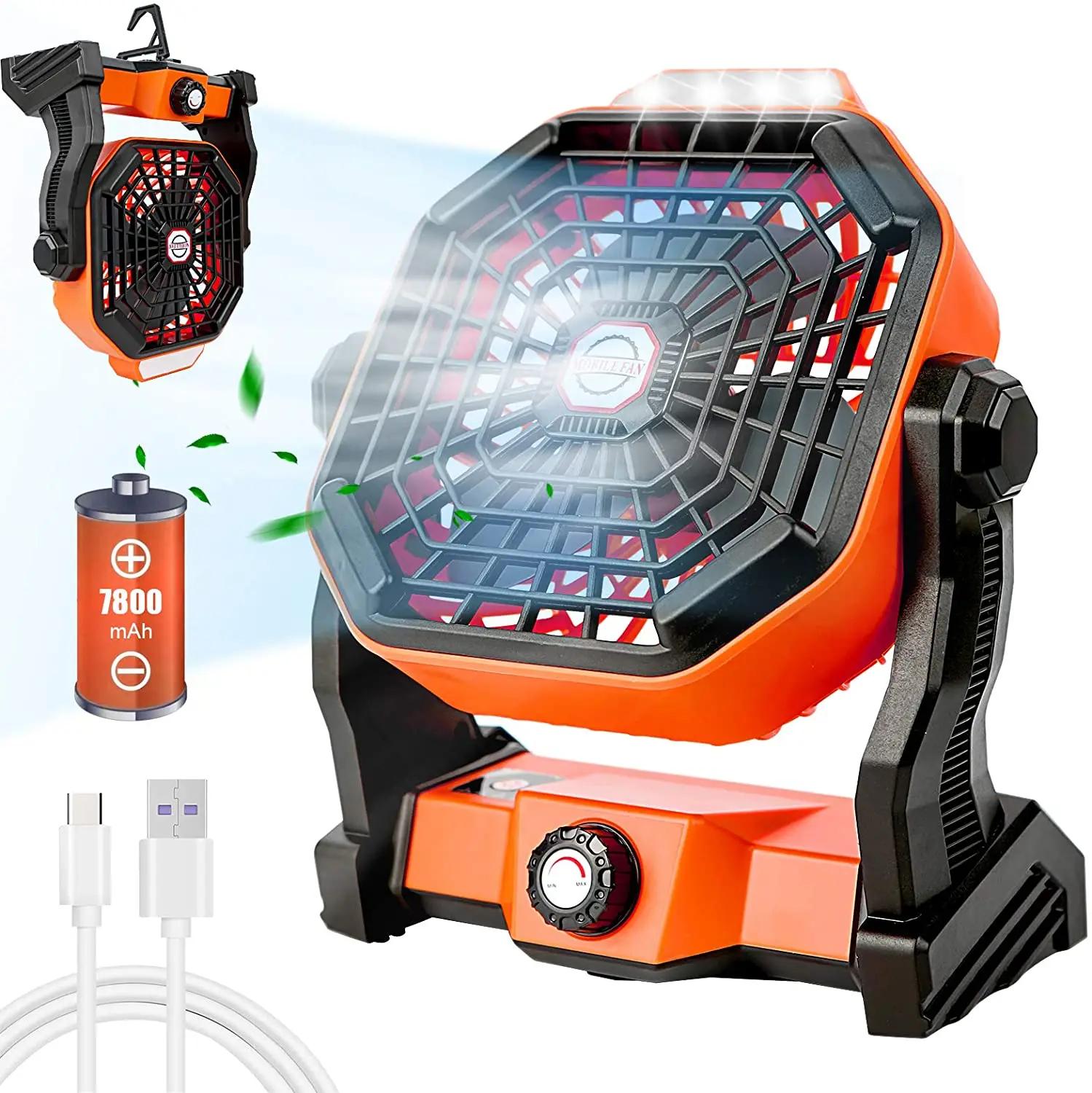 מאוורר נייד נטען עם סוללה 7800mAh