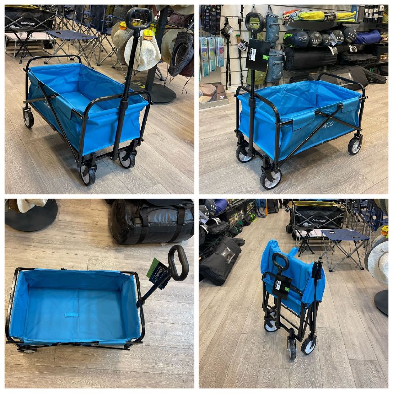 עגלת שטח Slim Glide Amigo מבית גו נייצ'ר – מתקפלת , ניידת, וסוחבת בגדול! 🚀🎒