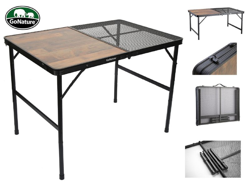 שולחן שטח מתקפל GoNature TrailMate XL שימושי ועמיד במיוחד