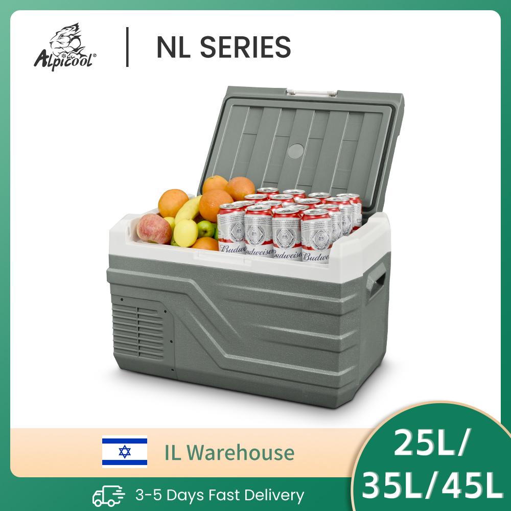 מקרר נייד לרכב Alpicool NL בנפח 25L / 35L / 45L