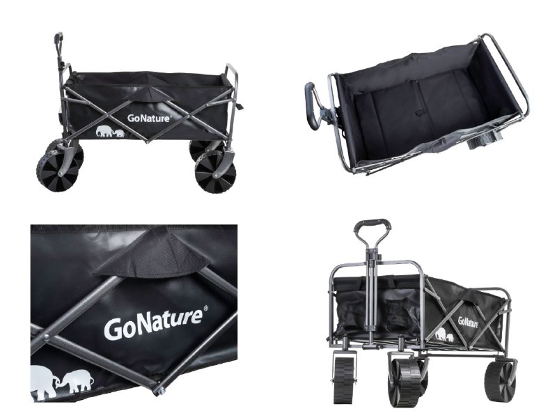 עגלת שטח מתקפלת עם גלגלים רחבים GoNature