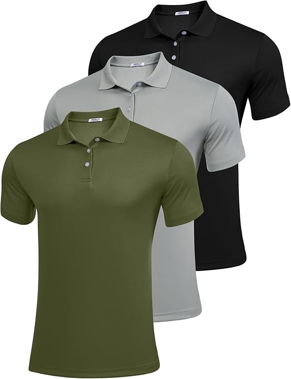 שלישיית חולצות פולו דרייפיט PINSPARK