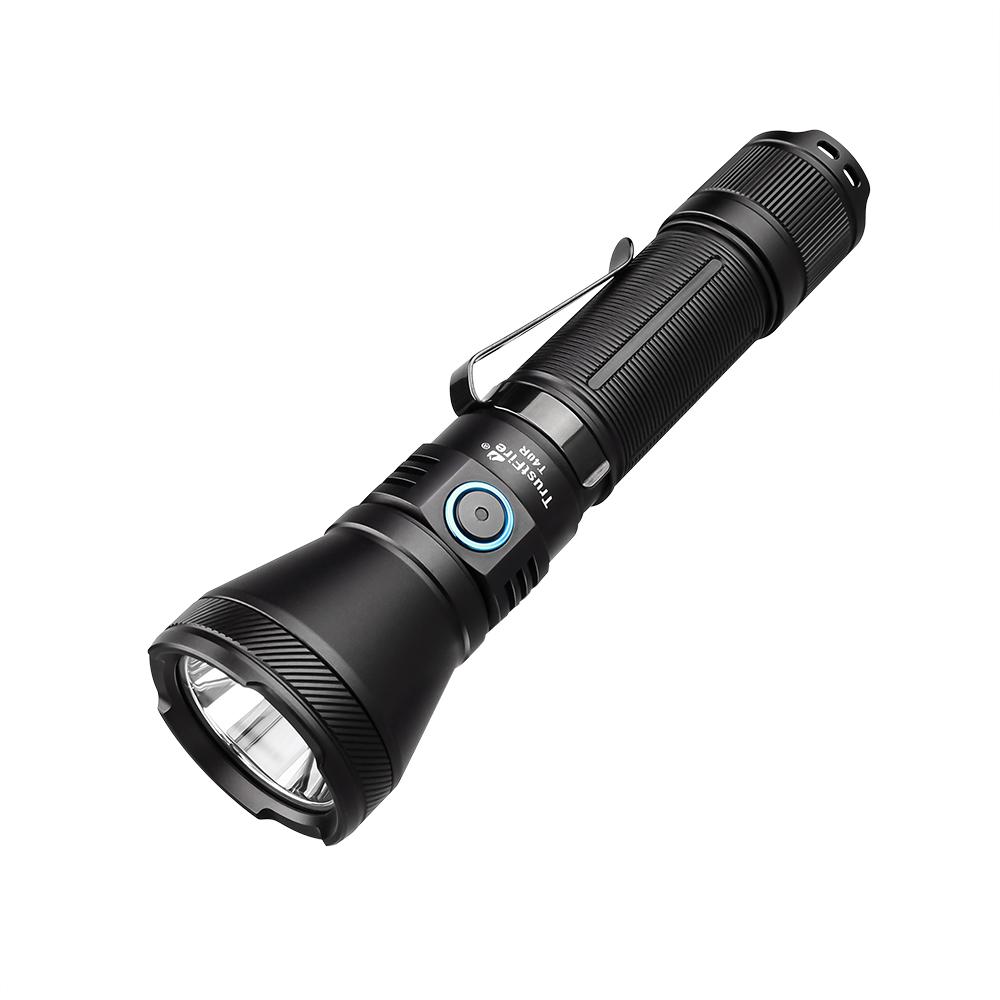 🔦 פנס טקטי נטען Trustfire T40R עם עוצמת תאורה של 1800 לומן וטווח של 550 מטר