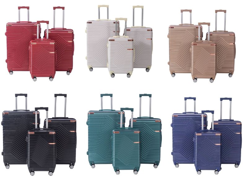 סט 3 מזוודות קשיחות G-London בגדלים 20+24+28 אינץ' ✈️🧳