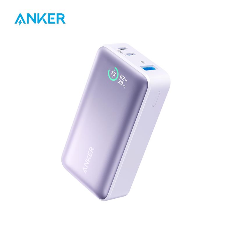 סוללת חירום ניידת ANKER PowerCore 30W 10,000mAh עם טעינה מהירה ותצוגה חכמה