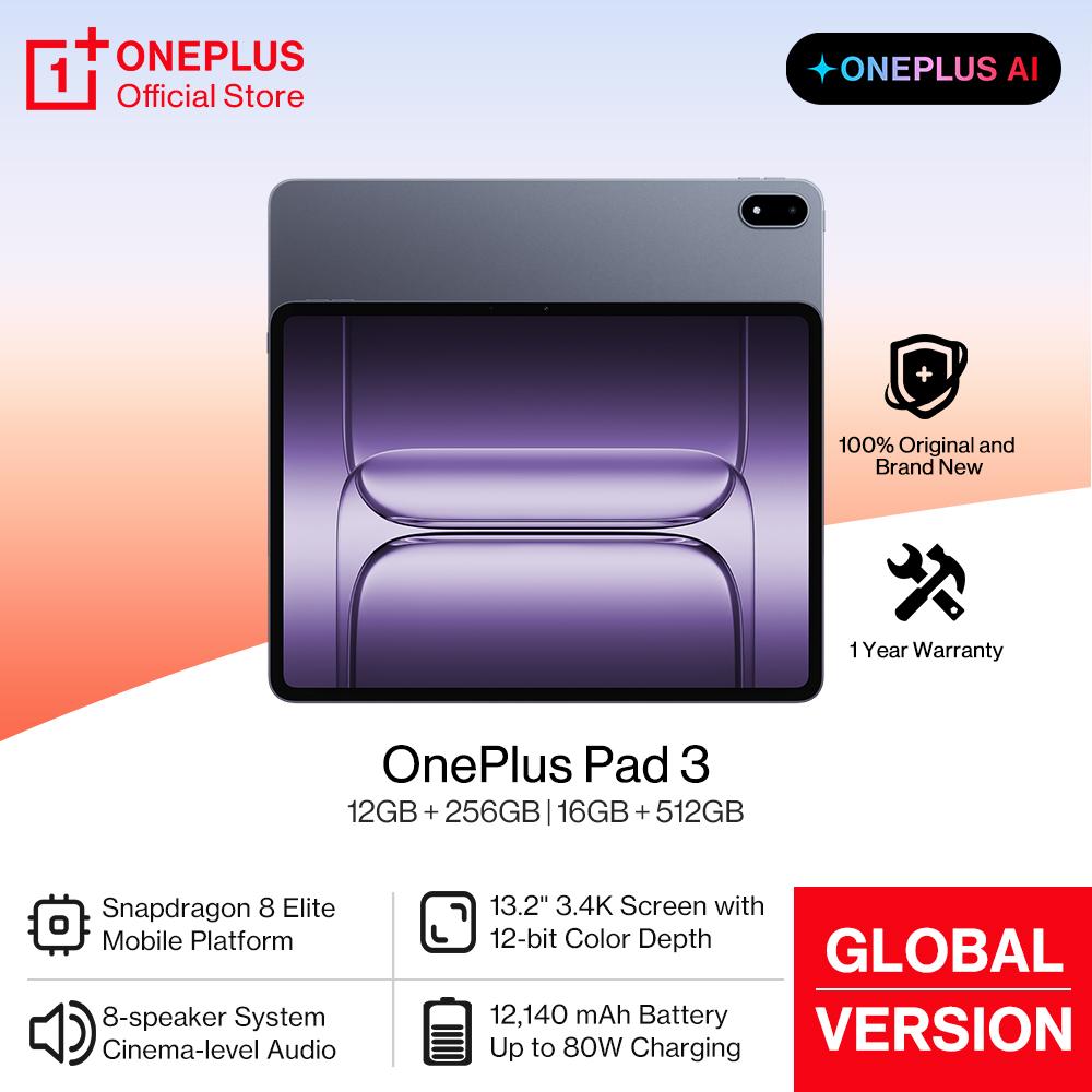 טאבלט וואן פלוס פאד 3 החדש ONEPLUS PAD 3 global version