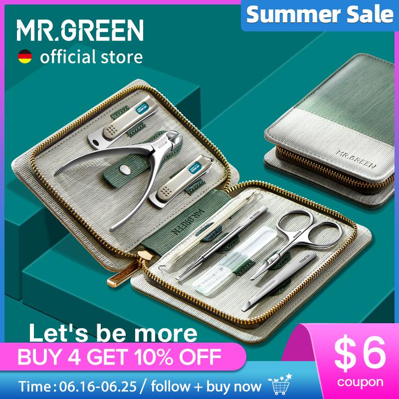 💅 סט מניקור ופדיקור מקצועי MR.GREEN סדרת Mr-8888 – איכות גרמנית בקצה האצבעות! 🇩🇪✂️