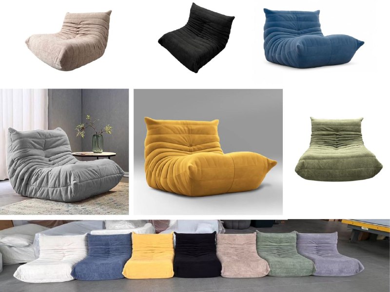כורסת רביצה מעוצבת ונוחה ב-7 צבעים לבחירה 🎨🛋️