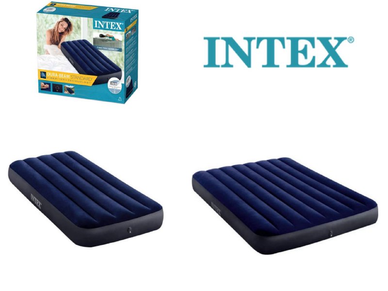 🛏️ מזרן מתנפח ליחיד/לזוג INTEX מסדרת DURABEAM 🛏️