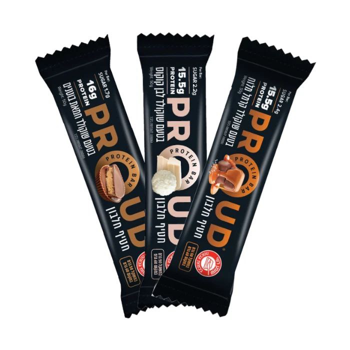 חטיפי חלבון פראוד 18 יח׳ | Proud Protien Bars