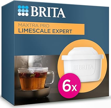 מארז 6 פילטר מים למניעת אבנית BRITA MAXTRA PRO Limescale Expert💧