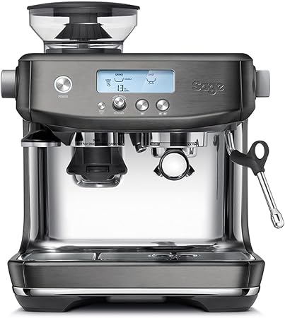 מכונת קפה אוטומטית ברוויל בריסטה פרו Sage Barista Pro Professional Coffee Maker with Manual Milk Frother, Stainless Steel Black