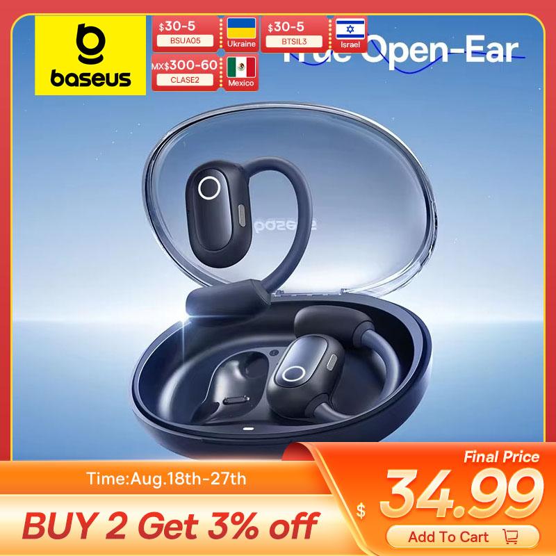 אוזניות ספורט בלוטוס פתוחות באסוס Baseus Eli Sport 1 Bluetooth 5.3