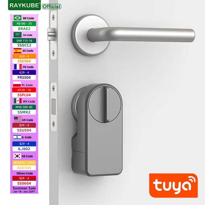 מנעול חכם לדלת – RAYKUBE A1 Pro Tuya Smart Door Lock