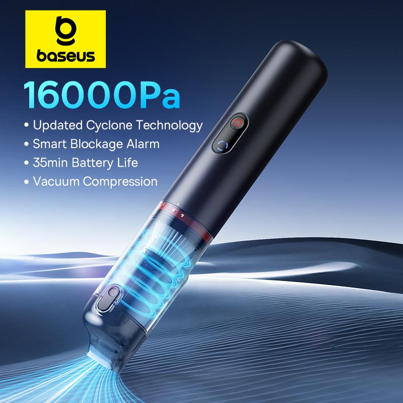 🌀 שואב אבק נייד Baseus A5 16000Pa Wireless Car Vacuum Cleaner – עוצמה קומפקטית לניקיון בכל מקום! 🚗🏠🖥