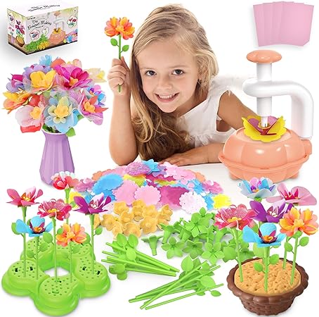 ערכת יצירה DIY להכנת זר פרחים צבעוניים מבד- Bouquets Toys Handmade DIY Activity Set