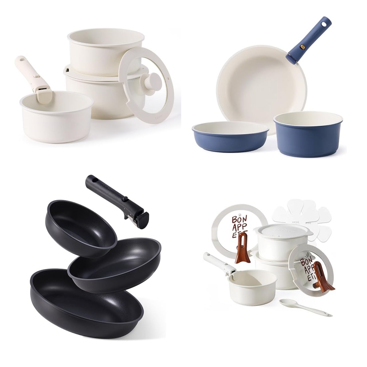 סטים של מחבתות וסירים מבית CAROTE במחירים שווים לחברי פריים!!