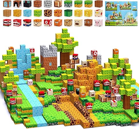 🧊🧲 ערכת בלוקים מגנטיים לילדים 140 יחידות-  Magnetic Blocks 140PCS