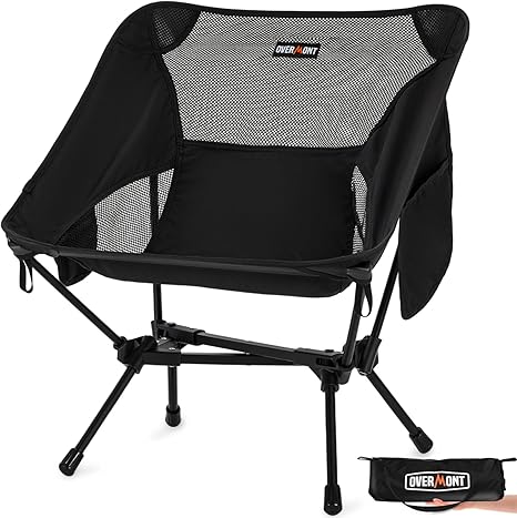 🪑 כיסא קמפינג מתקפל קל משקל Overmont Ultralight Portable Camping Chair