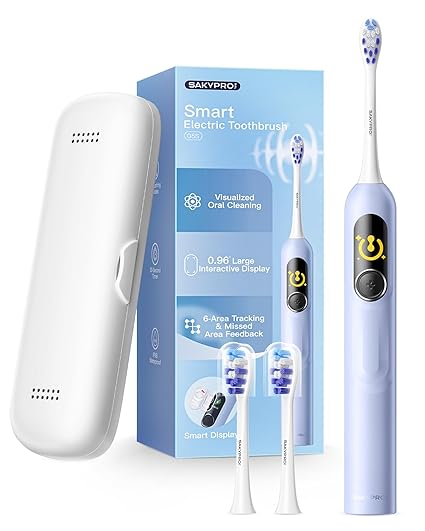 מברשת שיניים חשמלית חכמה G5S עם מסך Electric Toothbrush with AI Smart Screen