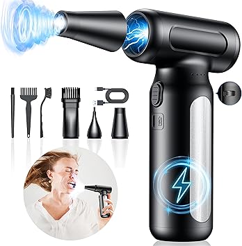 מפוח אוויר חשמלי קומפקטי נטען Electric Compressed Air Duster 320,000 RPM