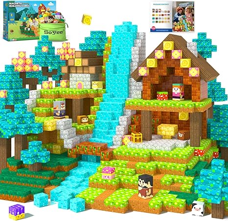 🧩 ערכת קוביות מגנטיות לילדים Soyee 150PCS Magnetic Blocks 🧲