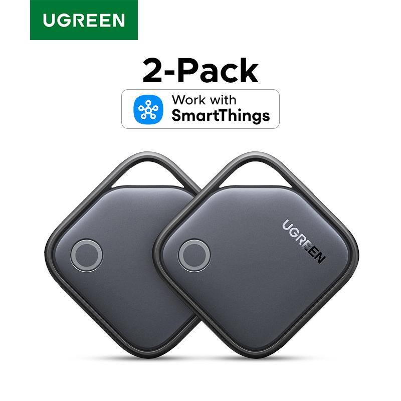 🔍 זוג תגי מעקב UGREEN תואם ל-Samsung SmartThings עם רישיון רשמי