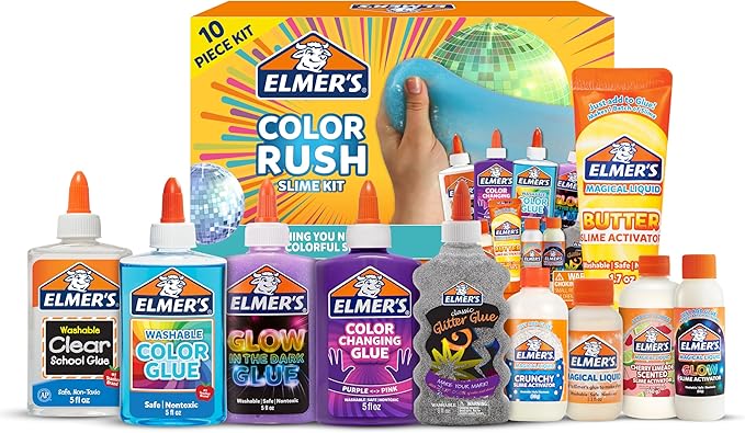 קיט סליים צבעוני לילדים Color Rush Slime Kit