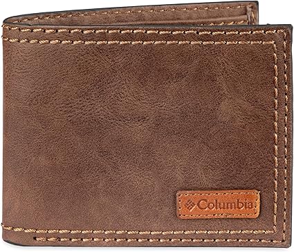 ארנק גברים מעור קולומביה דגם Columbia Men’s Leather Bifold Wallet