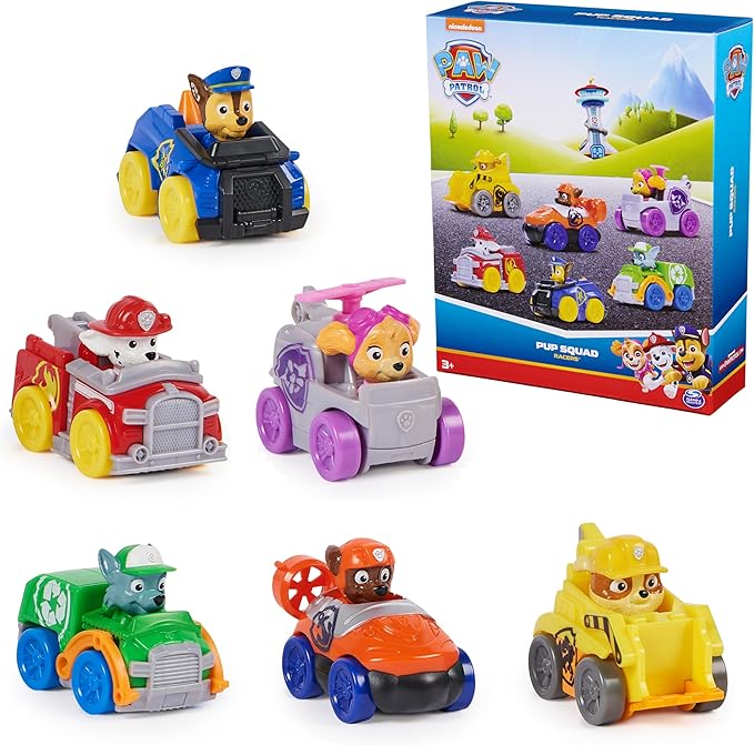 מארז מכוניות Paw Patrol: Pup Squad Racers