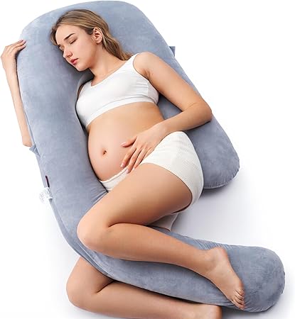 כרית הריון ותמיכה לגב ולגוף Momcozy Dreamlign U Pro Pregnancy Pillow
