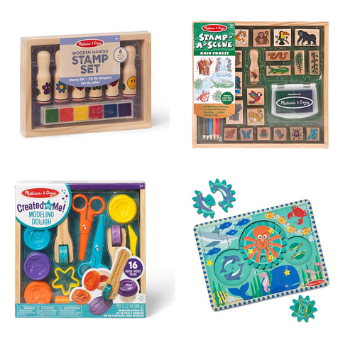 דילים שווים בירידת מחיר למוצרי Melissa & Doug במשלוח חינם!