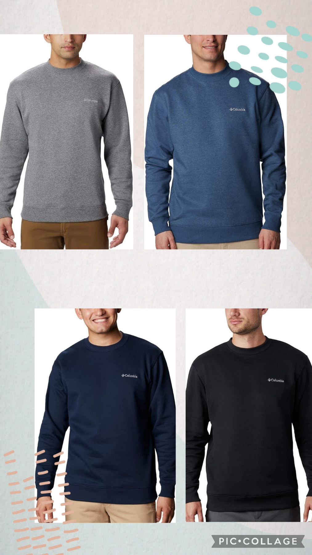 חולצה שרוול ארוך קולומביה לגברים Hart Mountain II Crew Columbia