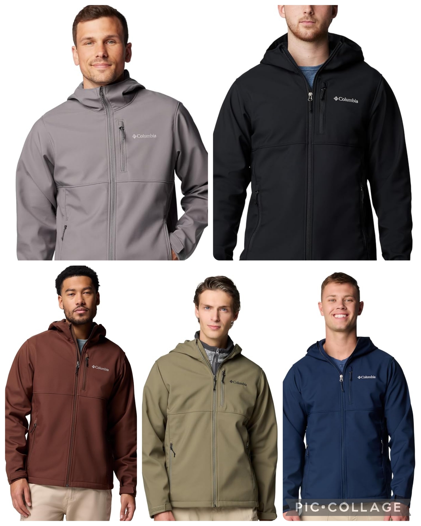 מעיל סופטשל עם כובע לגבר קולומביה אסנדר Columbia Men's Ascender 2