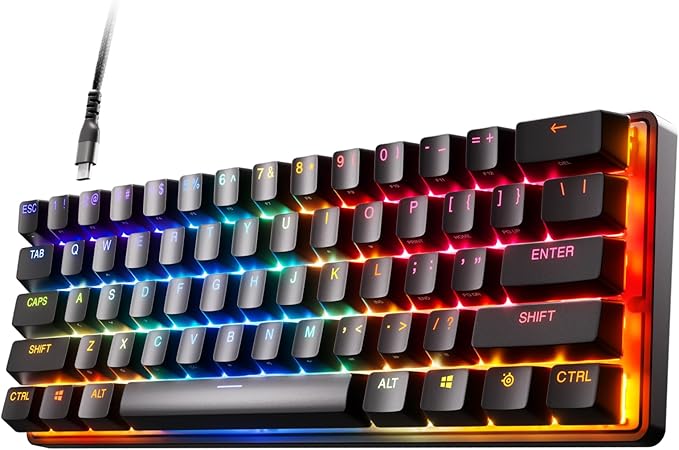 מקלדת גיימינג SteelSeries Apex 9 Mini HotSwap Optical Mini Keyboard