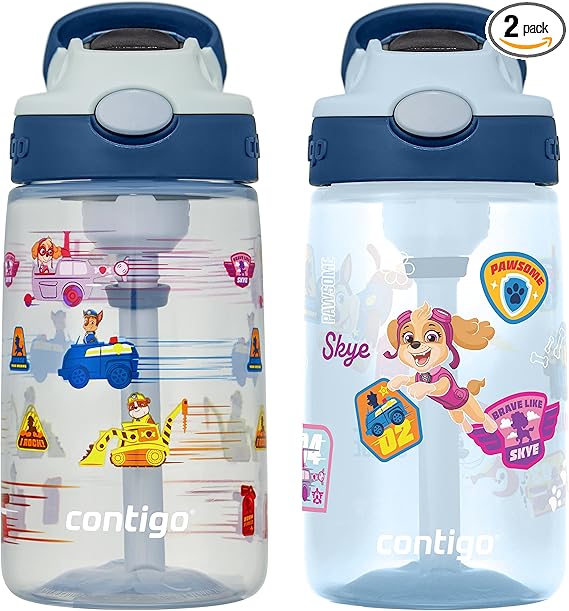 סט של 2 בקבוקי שתייה קונטיגו לילדים Contigo Paw Patrol 14oz  💧🐾