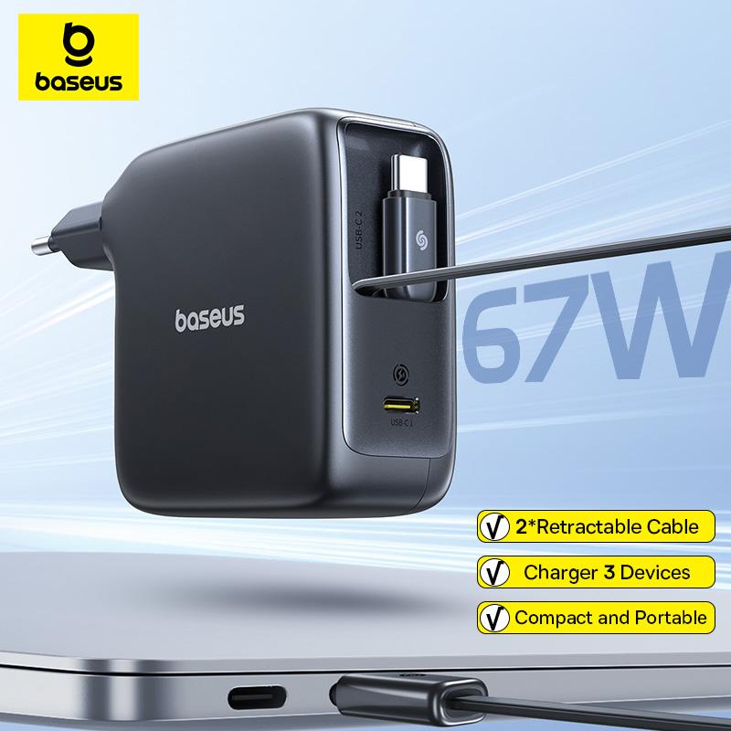מטען נייד מבית Baseus דגם 67W GaN Charger