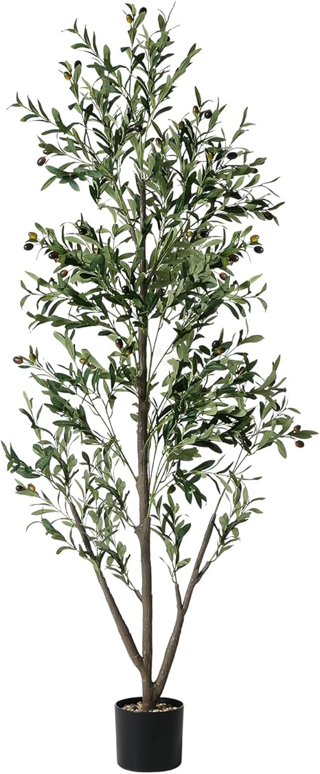 🫒 עץ זית מלאכותי מעוצב NOVAROOT בגובה 152 ס"מ עם תאורה, טחב ואדנית 🌟