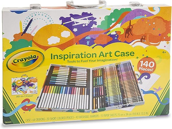 סט צבעים 140 חלקים קריולה Crayola Inspiration Art Case