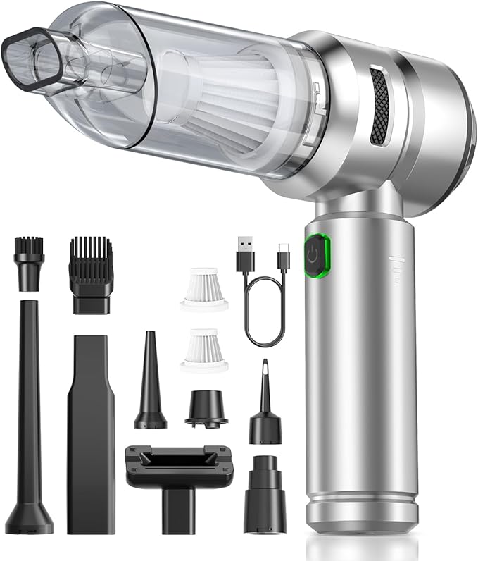 🚗 שואב אבק אלחוטי וקומפקטי לרכב VNOST S7 Pro🌀