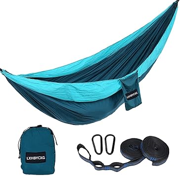 ערסל קמפינג כפול דגם Ultralight Nylon Parachute Hammock