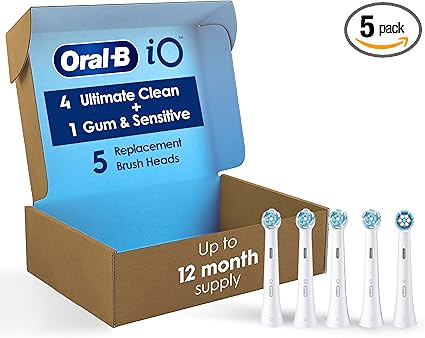 ראשי מברשות שיניים- 5 יחידות Oral-B iO Ultimate Clean