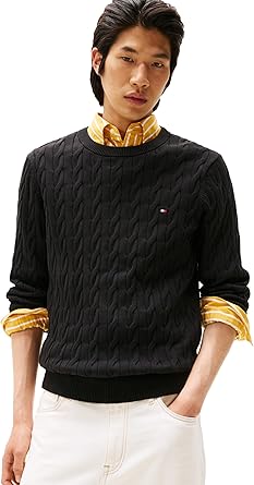 סריג טומי הילפיגר לגברים דגם Crewneck Lightweight Pullover