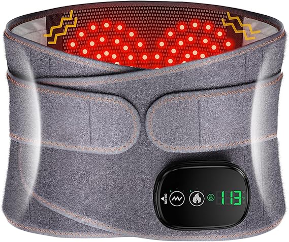 חגורת חימום ועיסוי נטענת לגב ולבטן MOACEY