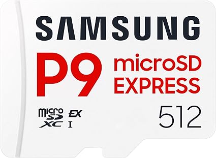כרטיס זיכרון Samsung P9 Express microSD Express Card 512GB