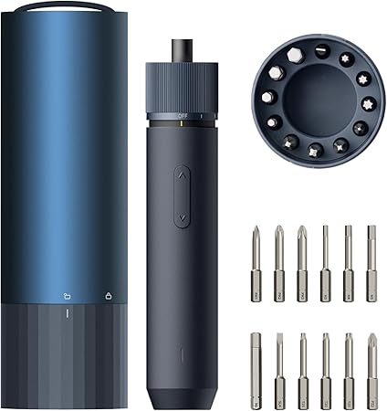 🔧 מברגה חשמלית נטענת HOTO 3.6V עם סט ביטים מקצועי 🔧